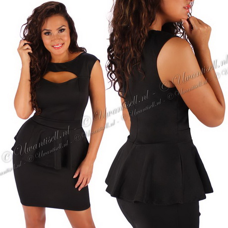 Zwarte peplum jurk zwarte-peplum-jurk-56_19