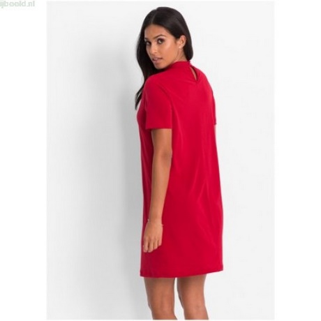 Dames jurk rood dames-jurk-rood-69_2