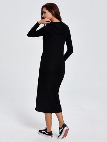 Zwarte lange jurk met kanten mouwen zwarte-lange-jurk-met-kanten-mouwen-45_8