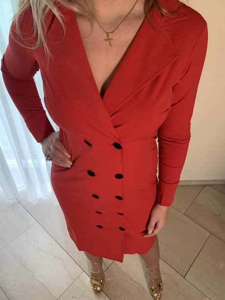Rode blazer jurk rode-blazer-jurk-17