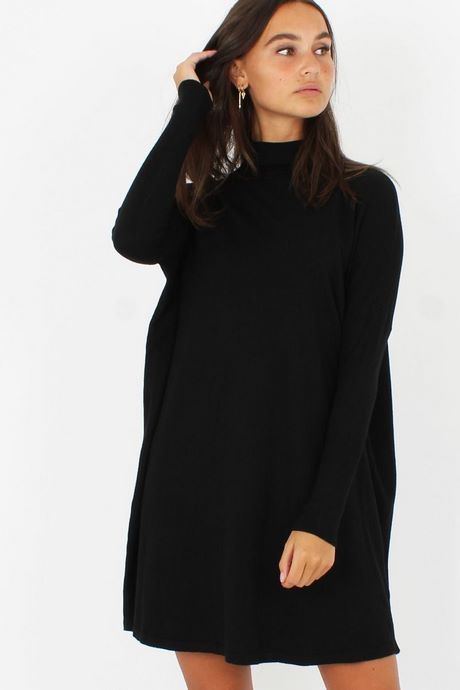 Sweater dress zwart sweater-dress-zwart-80_5