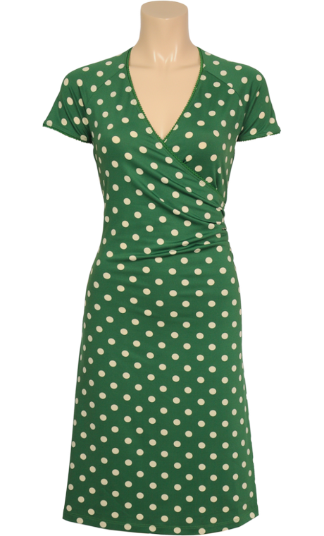 Groene jurk met stippen groene-jurk-met-stippen-84p