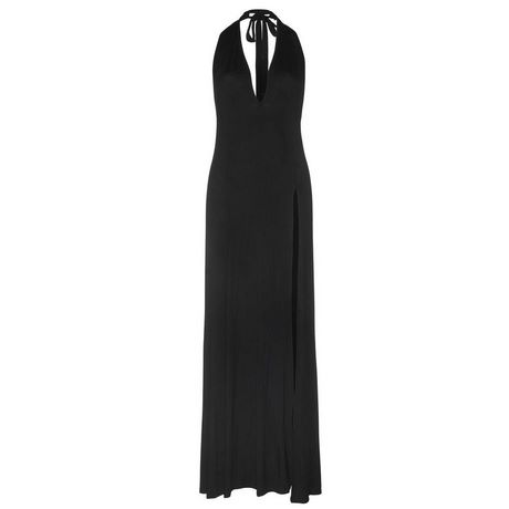 Maxi dress met split zwart maxi-dress-met-split-zwart-29_4
