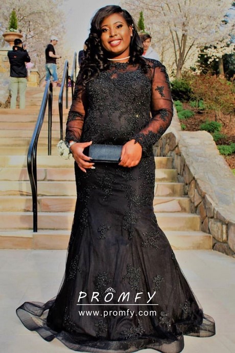 Black lace prom dresses 2023 black-lace-prom-dresses-2023-78