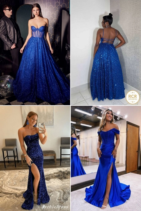Royal blue prom dresses 2024