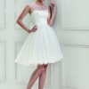 Korte witte jurk