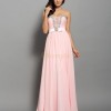 Chiffon jurk roze