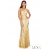 Gouden gala jurk