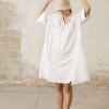 Witte jurk blouse