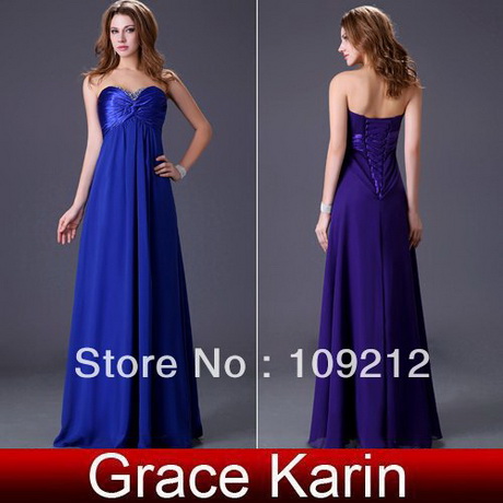 Blauwe strapless jurk blauwe-strapless-jurk-60-15