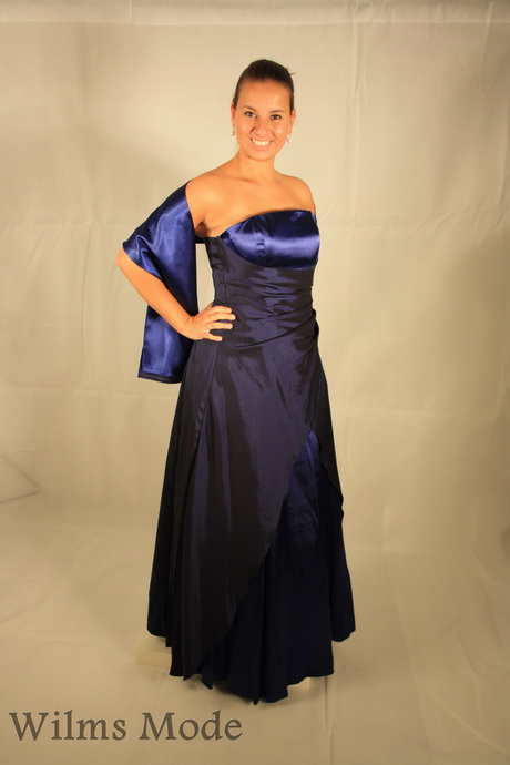 Blauwe strapless jurk blauwe-strapless-jurk-60-8