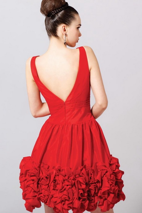 Cocktail jurk rood cocktail-jurk-rood-78-12
