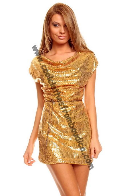 Goud pailletten jurkje goud-pailletten-jurkje-64-12