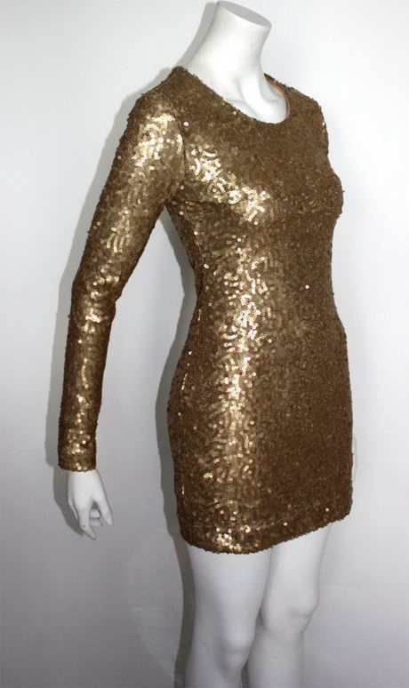 Gouden pailletten jurk gouden-pailletten-jurk-90-5