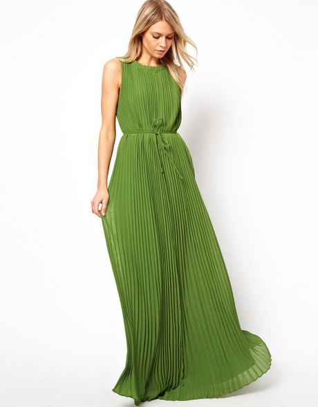 Groene maxi dress