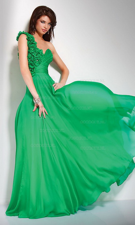 Jurken groen jurken-groen-59-16