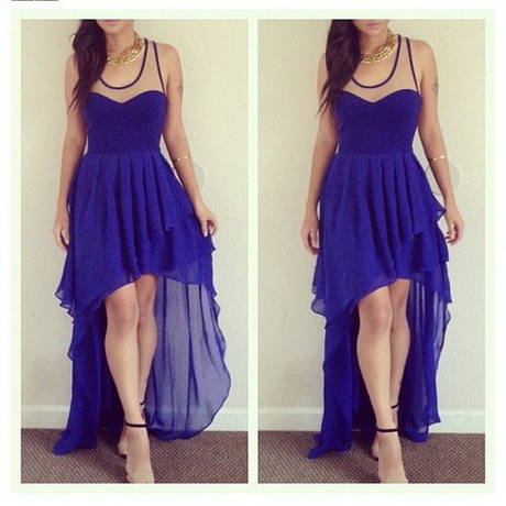 Kobaltblauwe jurk