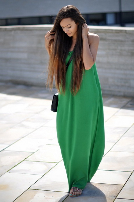 Lange jurk groen lange-jurk-groen-99-16