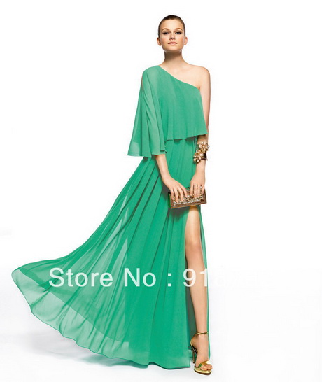 Lange jurk groen lange-jurk-groen-99-18