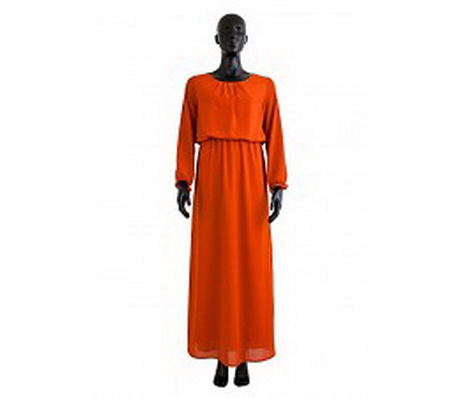 Lange oranje jurk lange-oranje-jurk-11-14