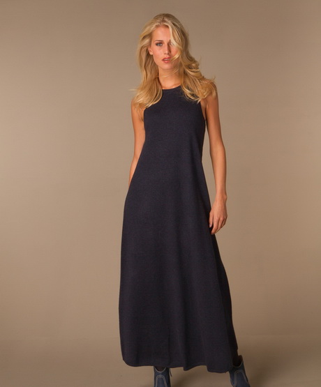 Maxi jurk donkerblauw maxi-jurk-donkerblauw-39-8