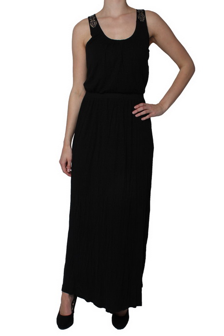 Maxi jurk zwart maxi-jurk-zwart-90-10
