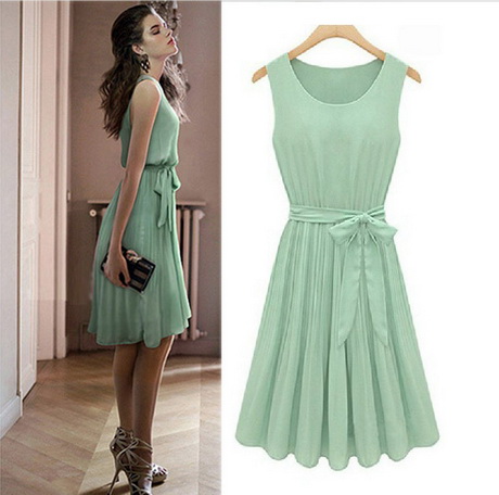 Mint groene jurk