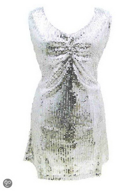 Pailletten jurk zilver pailletten-jurk-zilver-07-11