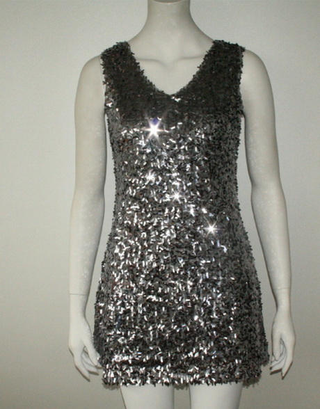 Pailletten jurk zilver pailletten-jurk-zilver-07-12