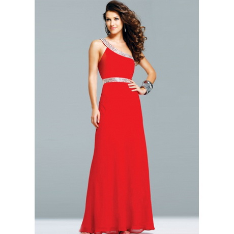 Rode lange jurken