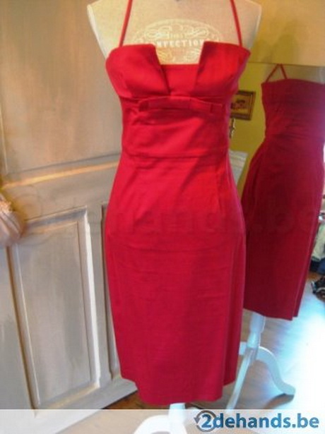 Rode strakke jurk rode-strakke-jurk-75-10