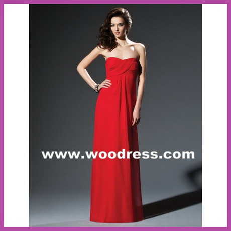 Rode strapless jurk rode-strapless-jurk-96-6