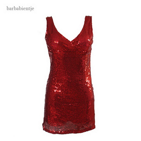 Rood glitter jurkje rood-glitter-jurkje-50-18
