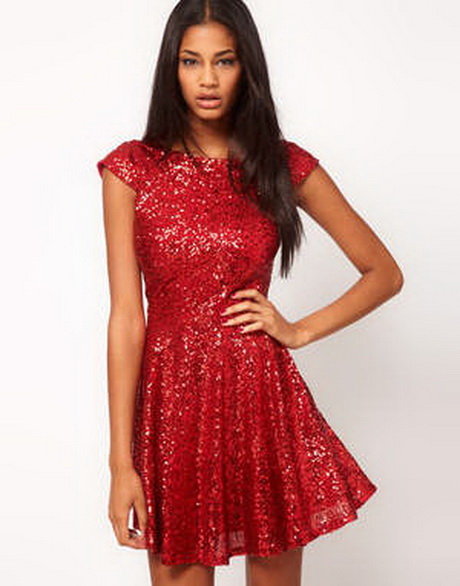 Rood pailletten jurkje rood-pailletten-jurkje-92-4