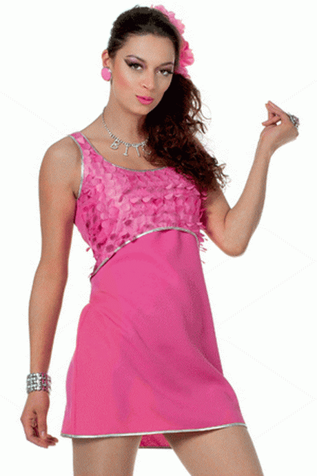 Roze glitter jurk roze-glitter-jurk-84-13