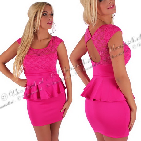 Roze glitter jurk roze-glitter-jurk-84-15
