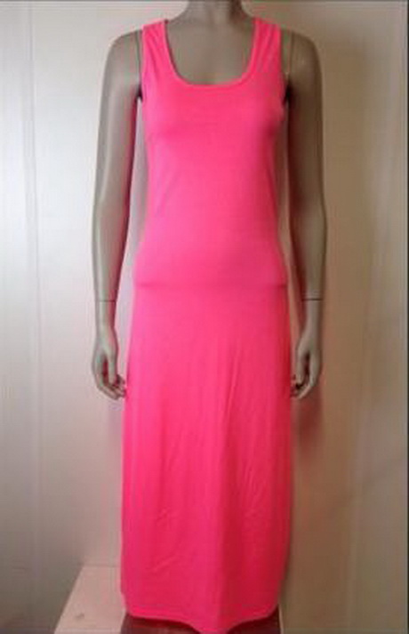Roze maxi dress