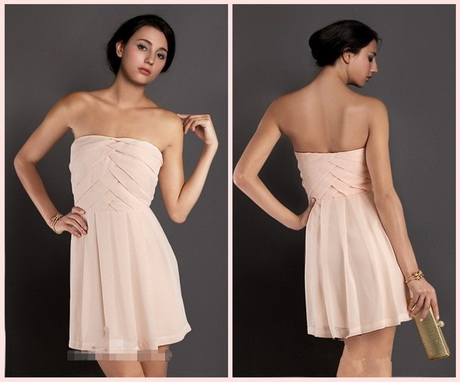 Roze strapless jurk roze-strapless-jurk-19-5