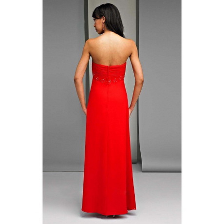 Strapless jurk rood strapless-jurk-rood-97-18