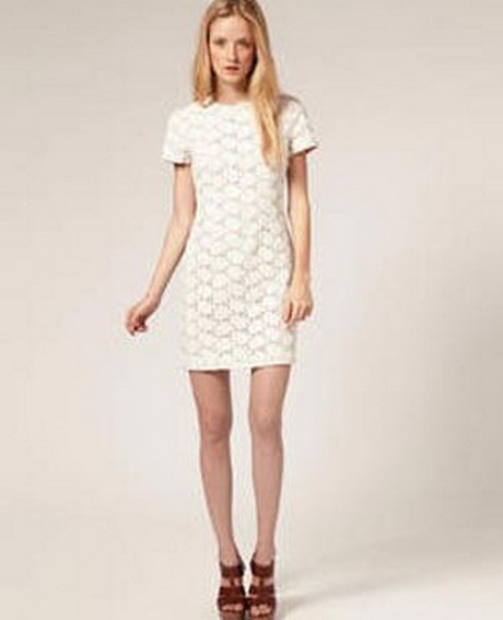 Wit kanten jurk