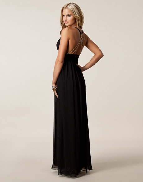 Zwart lange jurk zwart-lange-jurk-42-14