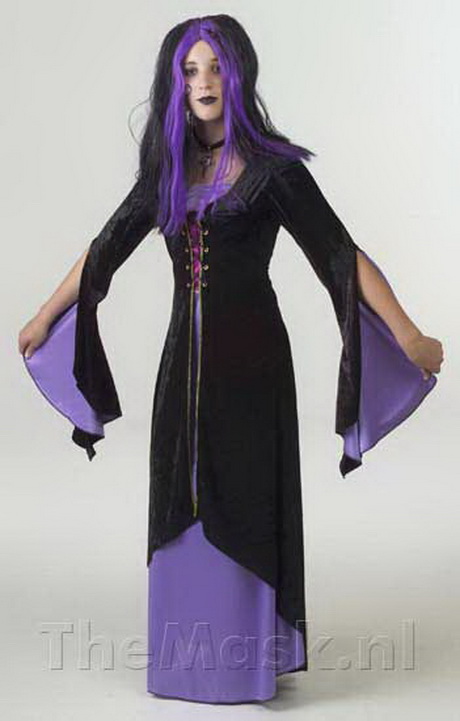 Zwarte gothic jurk zwarte-gothic-jurk-61-12