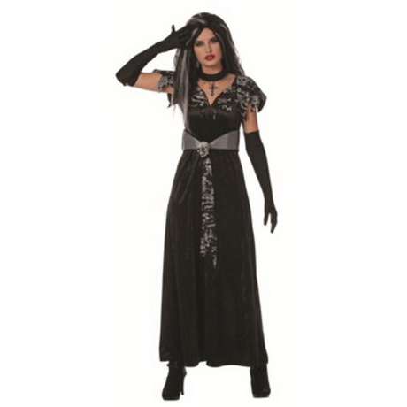 Zwarte gothic jurk zwarte-gothic-jurk-61-16