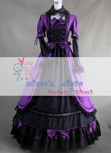 Zwarte gothic jurk zwarte-gothic-jurk-61-8