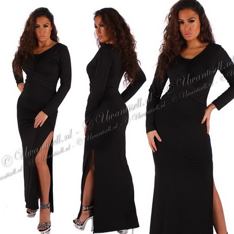 Zwarte lange jurk zwarte-lange-jurk-74-14