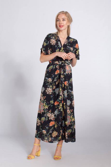 Lange jurk bloemenprint lange-jurk-bloemenprint-69