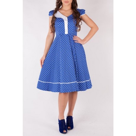 Blauwe jurk met witte stippen blauwe-jurk-met-witte-stippen-92_8