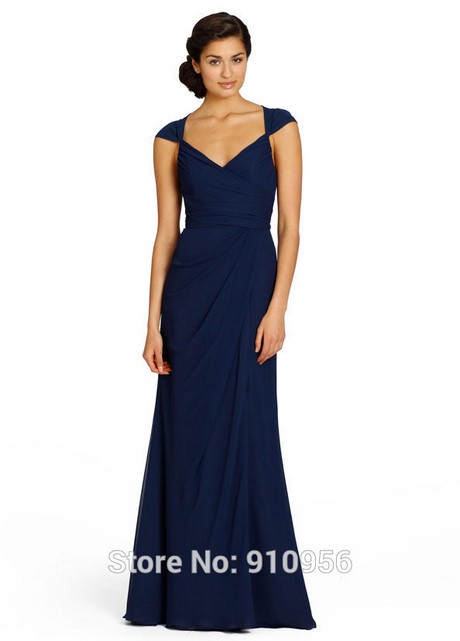 Lange donkerblauwe jurk lange-donkerblauwe-jurk-46_2