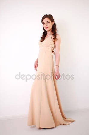 Lange jurk pastel