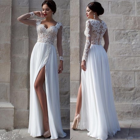 Lange witte jurk kant lange-witte-jurk-kant-55_11